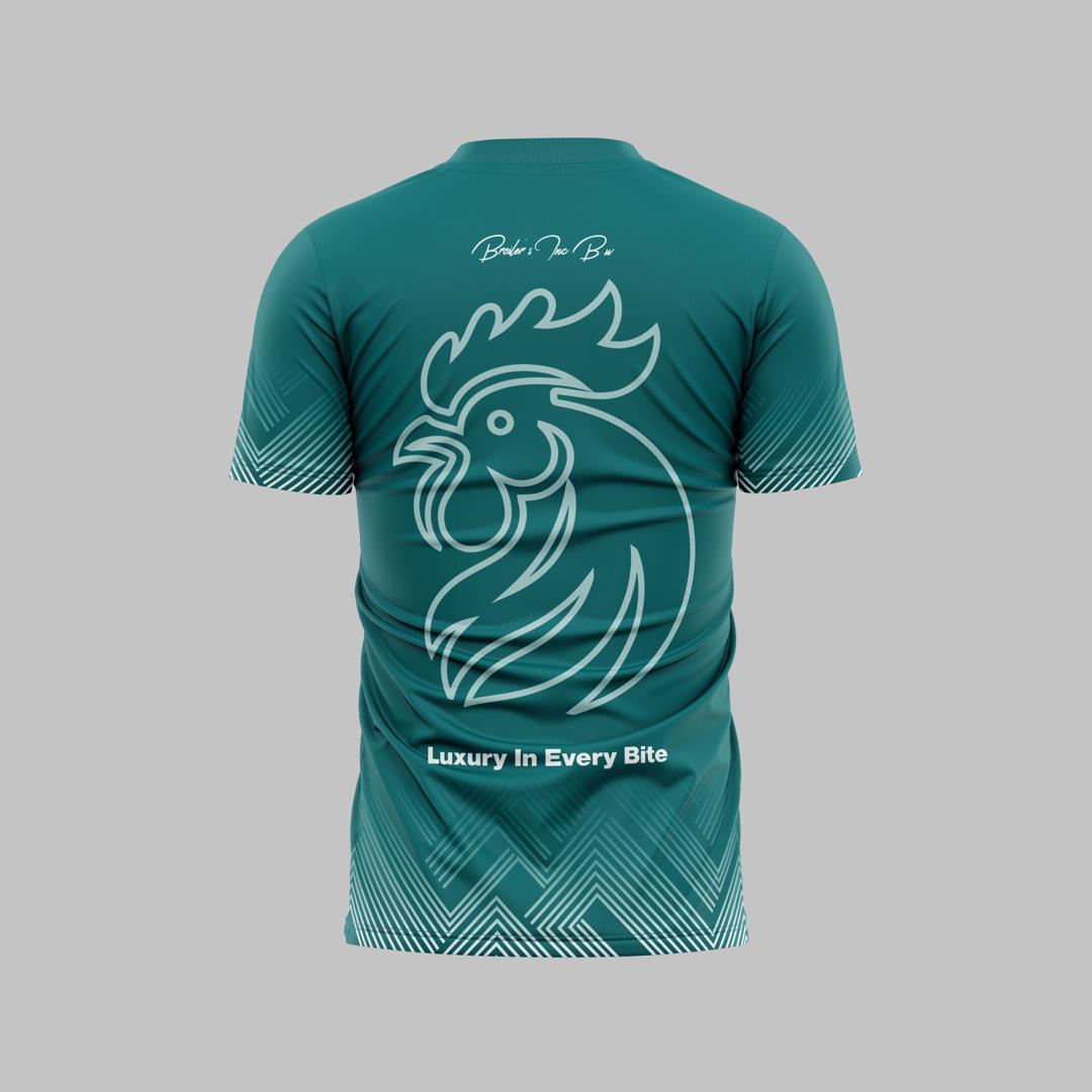 Green Tee Back View
