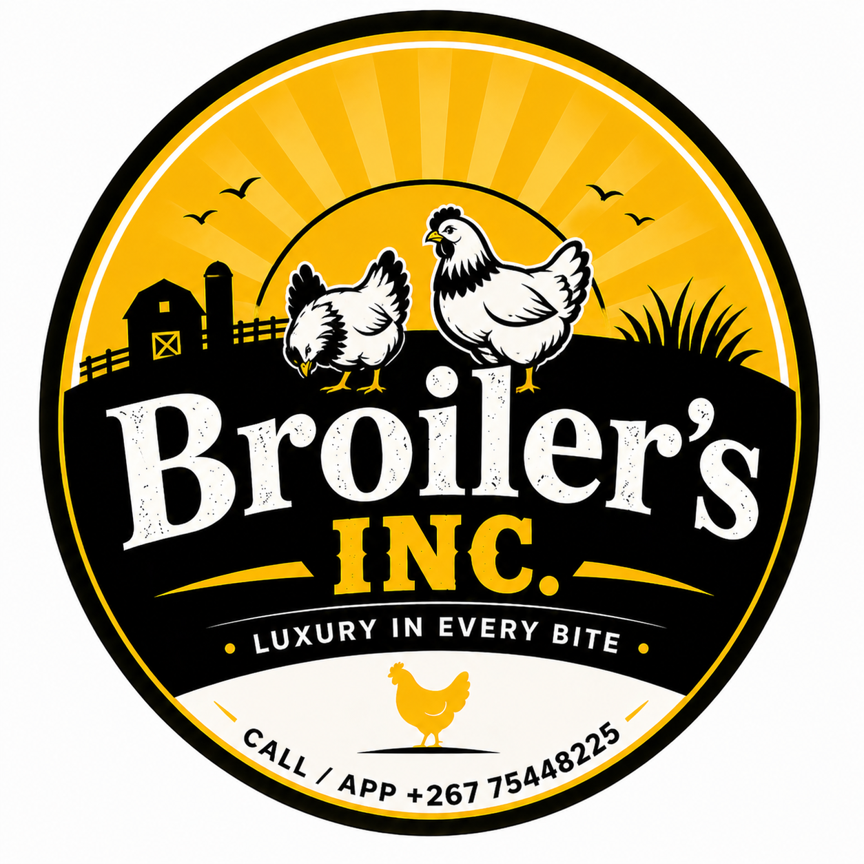 Broilers Inc BW Logo